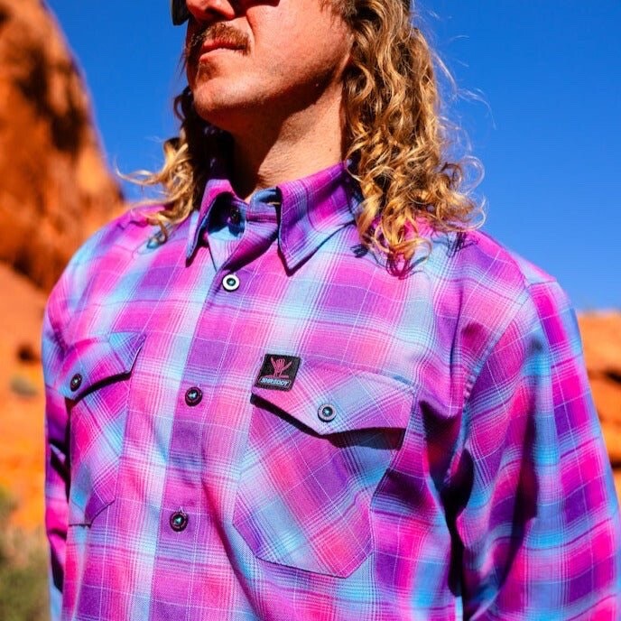 BNIB: DIXXON “Shreddy 2023” MEN'S LARGE TALL LT FLANNEL