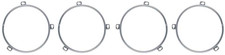Oer 3 Tab Headlight Trim Ring Set For 1964-1976 Dodge And Plymouth Models
