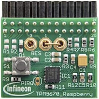 Infineon Technologies Evaluation Board Optiga TPM SLM 9670 Iridium Board