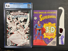 Superman Red/Superman Blue 1 CGC 9.6 WP Poly-Bagged Edition w/3D Glasses  Book