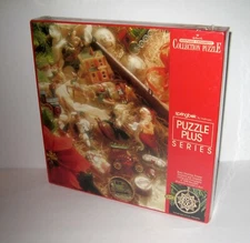 HALLMARK 1989 Keepsake Christmas Ornament Puzzle Springbok 500 Pieces