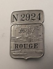 Vintage Ford Motor CO EMPLOYEE BADGE: ROUGE (MI) Automotive "N” Glass Factory