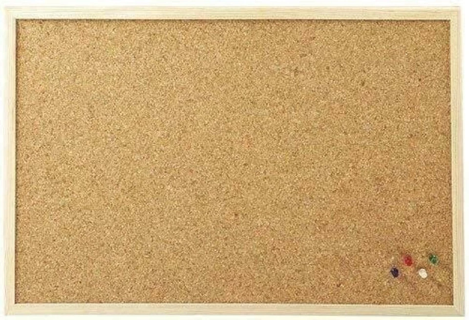 Versatile DIY Cork Board 60CM x 90CM with Self-Healing Surface and Push Pins - Image 3 of 4
