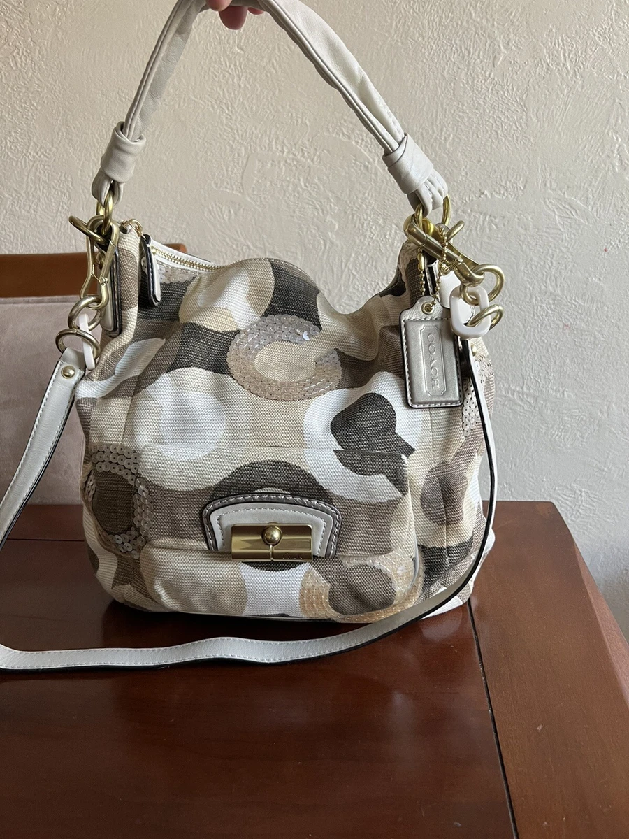 Sequin store coach purse