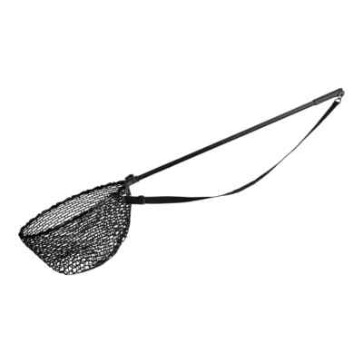 Zeck Zander Scheppkelle Einhand Raubfisch Kescher 60x50x33cm Gummi Netz Net