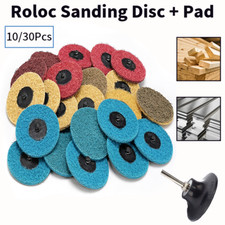11/31Pcs 3 Inch Polishing R-Type Sanding Pad With Shank Abrasive For Die Grinder