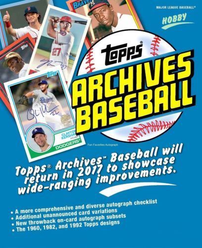 2017 Topps Archives Baseball - PICK YOUR CARD - COMPLETE YOUR SET