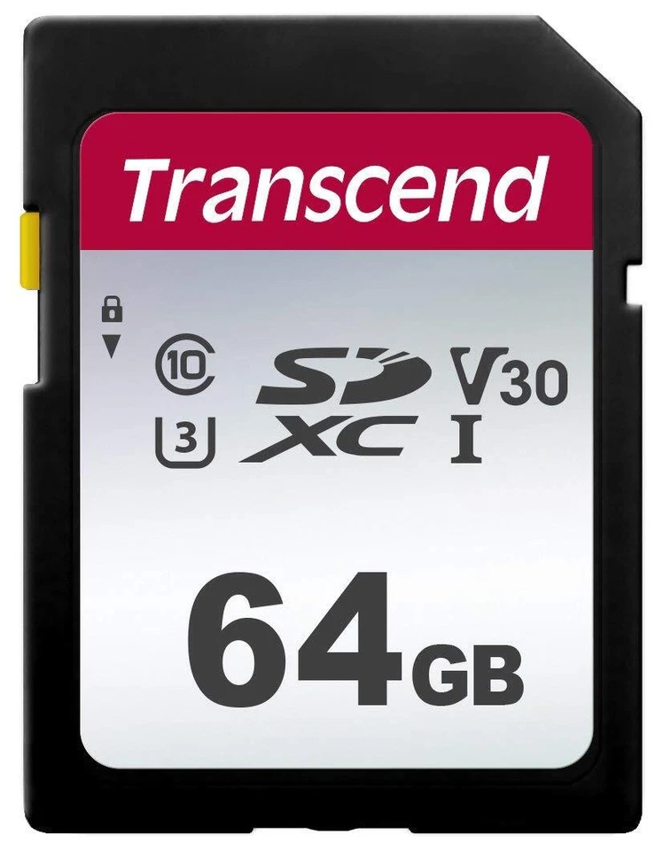 Transcend TS64GSDC300S 64GB UHS-I U3 SD Memory Cards X5 + Memory Card Hardcase - Image 2 of 4