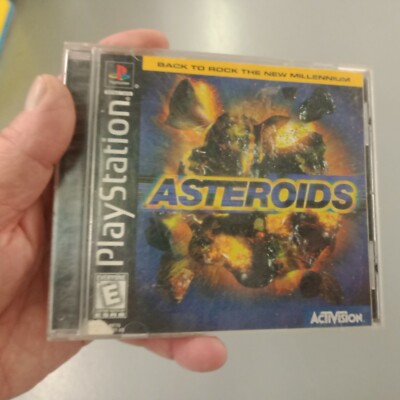 Asteroids (Sony PlayStation 1, 1998) Complete w/ Manual - Tested Working CIB