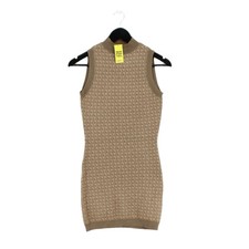 NA-KD Bodycon Midi Dress XS in Brown