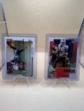 Plaxico Burress MVP RC & Santana Moss Upper Deck MVP RC #115