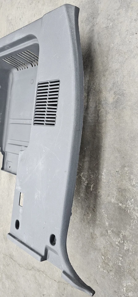 Nissan Frontier 1998-2000 cabina king panel de moldura lateral interior del conductor trasero - gris Foto 4 de 4