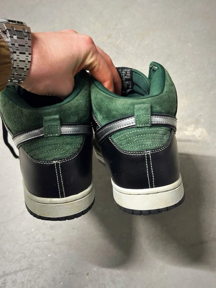 Nike Dunk Pro SB High Brut Tomatillo/Metallic Green 305050-304 Men’s Size 11 - Image 4 of 4