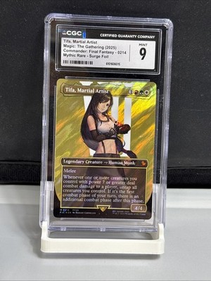 Tifa, Martial Artist (Borderless) (Surge Foil) Commander: Final
