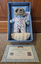 Baby Oleg Meerkat Soft Plush Toy & Grub Teddy with Tags & Adoption Certificate