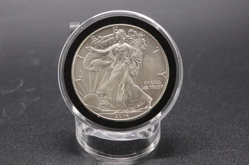 2014 American Eagle Silver Dollar 1 oz .999 Silver Uncirculated & Encapsulated
