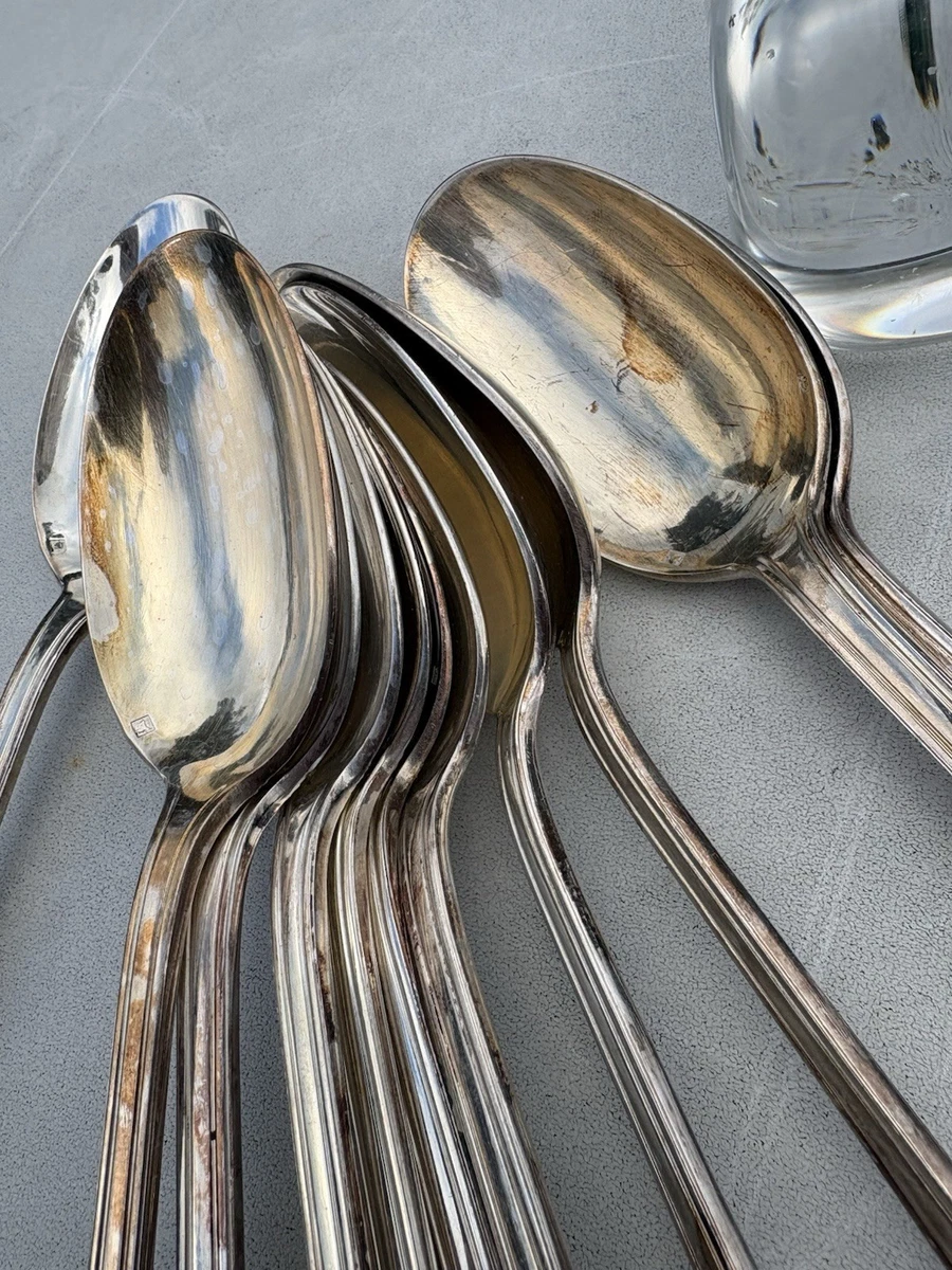 Grande tasse métal argenté Gallia poinçons coq et tête de bouc