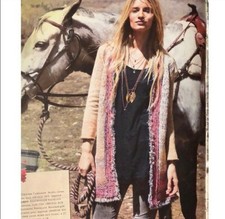 RARE  Free People Desert Drifter Cardigan Duster, Sz. L