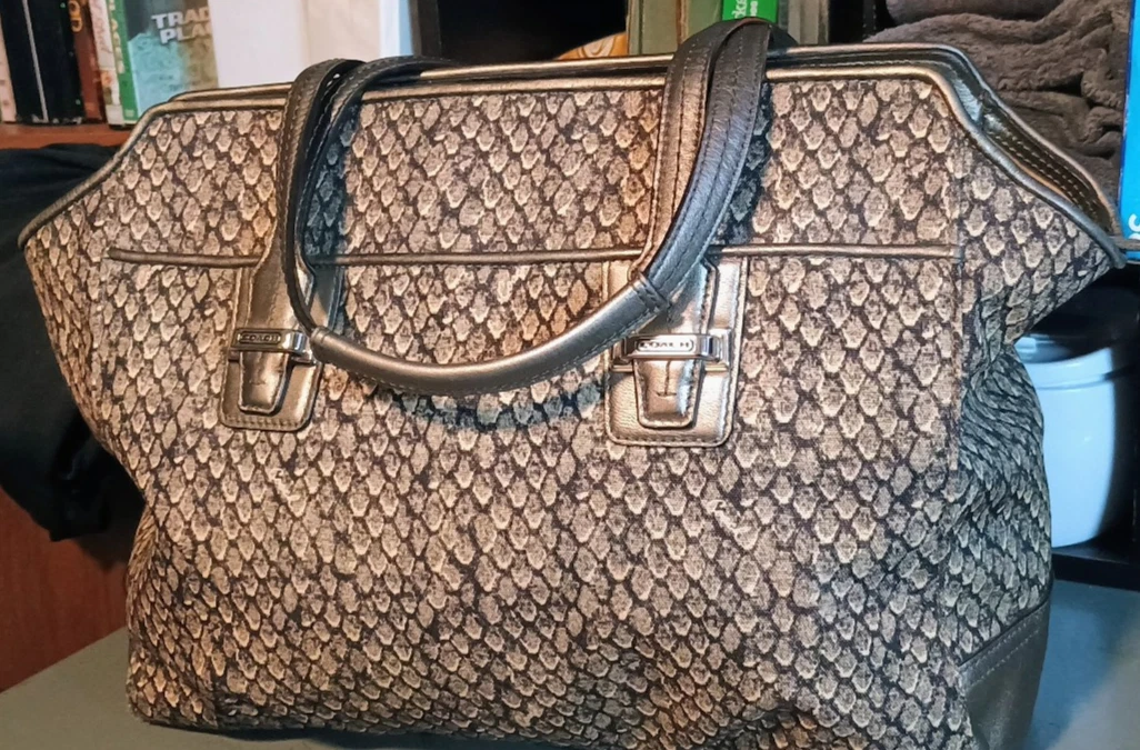 Coach Python Zip Bags & Handbags for Women for sale | eBay