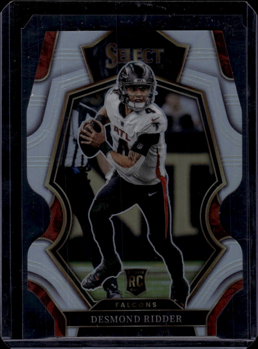 2022 Panini Select Silver Prizm Die Cut #104 Desmond Ridder Falcons Rookie