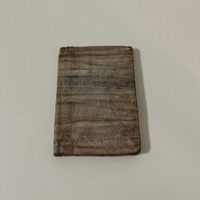 Nice inexpensive wallet of genuine EEL SKIN, Bifold, Credit Card, ID, light duty
