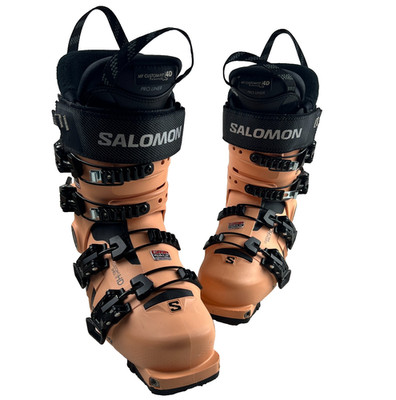 Salomon Shift Pro 110 W Ski Boots Womens 23/23.5 GripWalk CustomFit 4D Orange