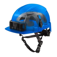 Milwaukee Bolt Blue Front Brim Safety Helmet With Impact Armor Liner (Usa)-Type