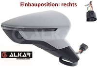 Alkar 6144811 AußEnspiegel Rechts Spiegel AußEn FüR Seat
