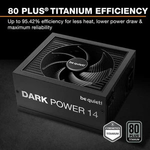 be quiet! Dark Power 14 1000W ATX 3.1 Power Supply | 80 Plus Titanium Efficiency