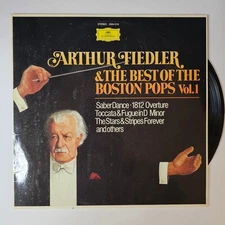 Arthur Fiedler & The Boston Pops Vol.1 12" LP Record 1978 Deutsche Grammophon