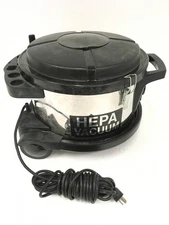 Nilfisk Pullman-Holt HEPA 4 Gallon Vacuum Cleaner H13 w/ Filters, Wheels WORKING