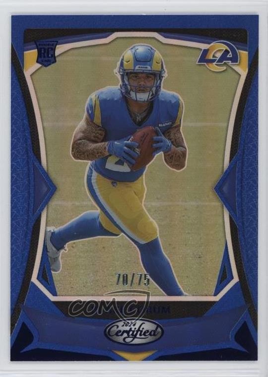2024 Certified Rookies Blue Mirror 70/75 Blake Corum #160 Rookie RC