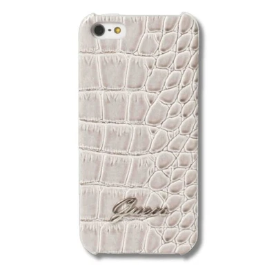 COQUE MOTIF CROCO GUESS POUR APPLE IPHONE 4 ET 4S BEIGE - Photo 1/2