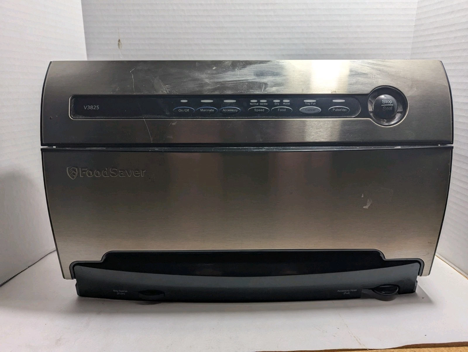 FoodSaver V3825 Automatic Vacuum Sealer Stainless Steel - Used