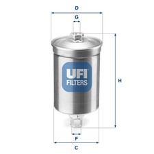 Kraftstofffilter UFI 31.507.00 Filtereinsatz für AUDI 200 VW 100 GOLF 2 19E 1G1