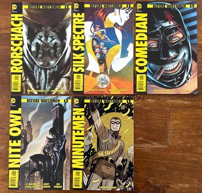 Before Watchmen: Comedian (2012) #1-6 SIGNED Comic Lot of (6) DC NM/M