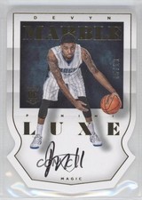 2014-15 Panini Luxe Die-Cut Gold 5/10 Devyn Marble #DC-DM Rookie Auto RC 0a1