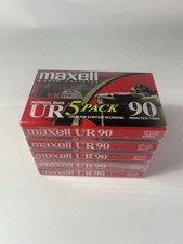 Maxell UR-90 Audio Cassettes - 5 Pack