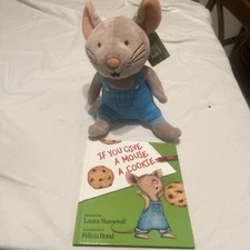  If You Give A Mouse A Cookie, Plush Mouse With Book Bundle