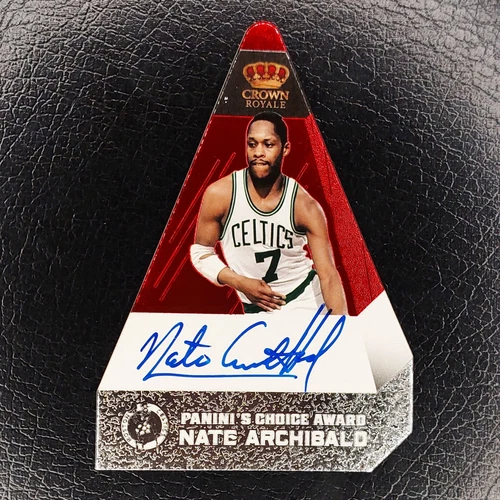 NATE ARCHIBALD /25 Red Panini's Choice Award Auto 2011 Crown Royale Basketball