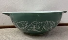 Pyrex 4 Qt Teal Green Cinderella 444 Fruit Salad Fetus Mixing Bowl  Vintage