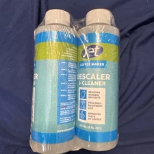 Jet Coffee Maker Descaler Cleaner 2 Pack 8oz Removes Mineral Deposits Improves F