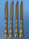 Gorham Rondo  ( 4 ) Sterling Silver Handle Dinner Knife 8 7/8”