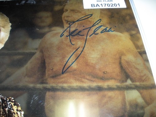 RIC FLAIR,THE NATURE BOY WOOO OOO LAST ONE JSAW/COA SIGNED 16X20 PHOTO - Picture 2 of 2