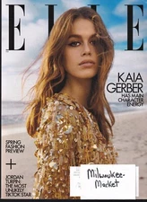 Elle February 2023 Kaia Gerber spring Fashion Preview Free & Fast SnH Best Deal!