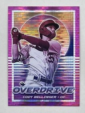 Cody Bellinger 2021 Panini Chronicles Overdrive Pink Pulsar #19 Baseball Card