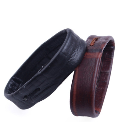 2pcs Genuine Leather Watch Band Strap Loop Holder Locker 18mm-24mm