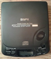 Compact Disc CD Player GPX Model C3875, car-kit, accessories, original box