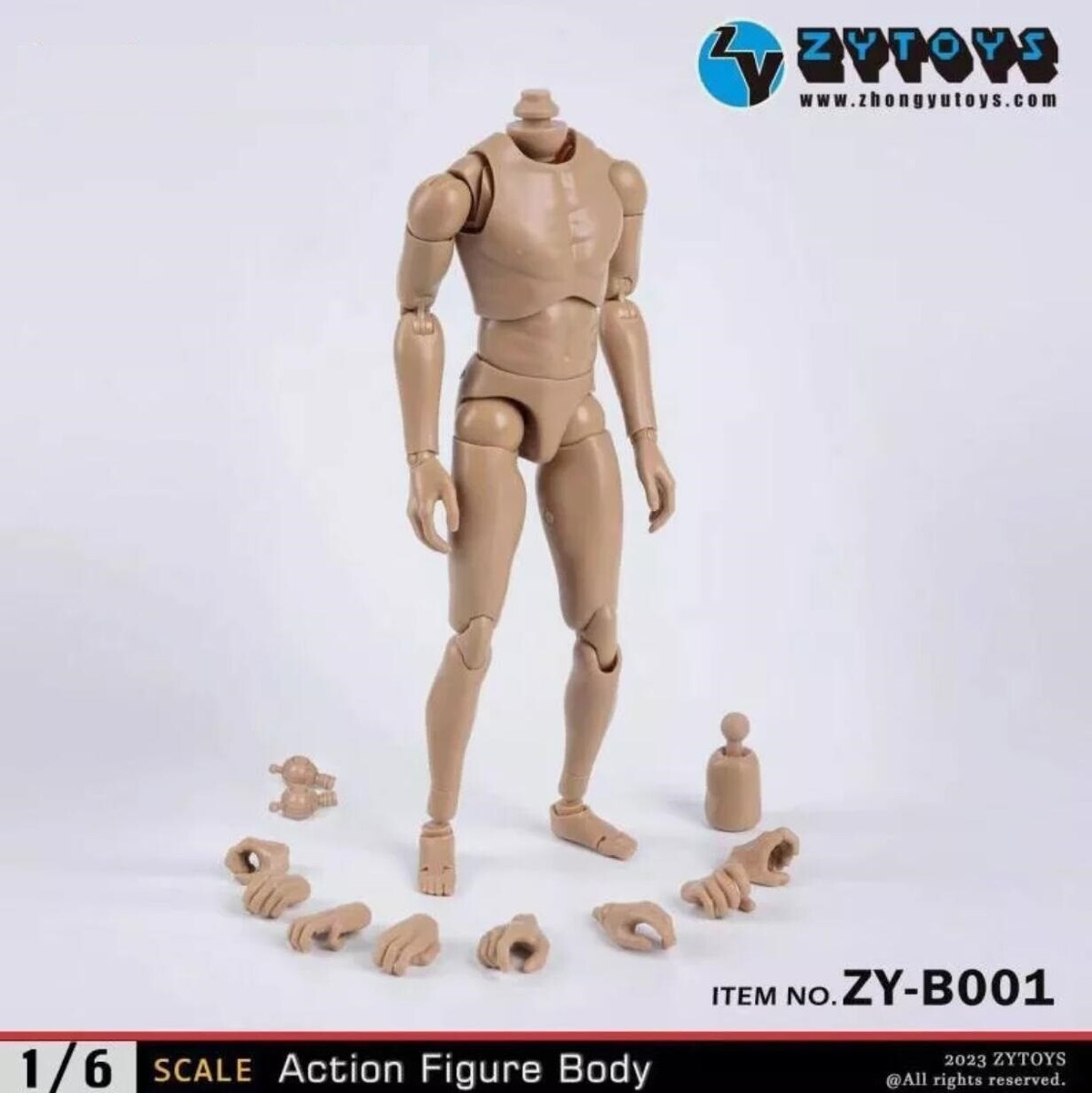 1/6 Scale Narrow Shoulder Male Action Figure B001 Fit HOT TOYS