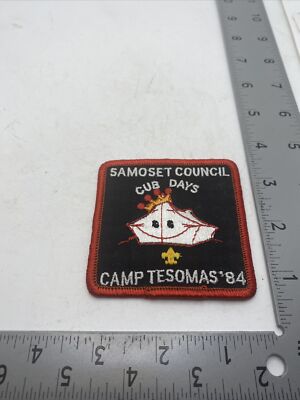 1984 Samoset Council Cub Days Camp Tesomas BSA Boy Scouts 38D-994P